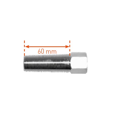Cône à visser lg. 60 mm - femelle GAS 1/2”