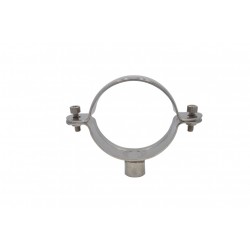 Collier porte-tube rond avec embase taraudée F 1/2-304