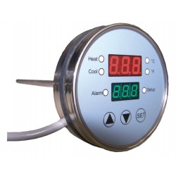 Thermomètre de régulation MONO-CUVE tige axiale